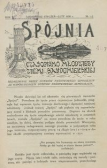 Spójnia, Rok XI, 1930 r.