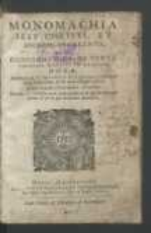 Monomachia Iesv-Christi, Et Lvciferi, Incrventa; Sev Concionvm XL. De Tentationibvs Christi In Deserto, Notæ / Authore V. P. F. Philippo Bosqviero [...].
