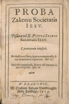 Proba Zakonu Societatis Iesu