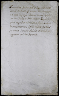 Summarium inscriptionum et iurium venerabilis capituli sandomiriensis 17-18 w.