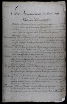 Akta kanonii krzczonowskiej 1447-1769