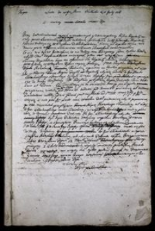Akta sandomierskiej kapituły kolegiackiej (kopie) 1806-1810