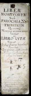 Księga chrztów parafii Świętej Trójcy w Zawichoście 1733-1786