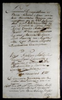 Liber copulatorum ecclesiae parochialis in Ptkanów 1696-1794