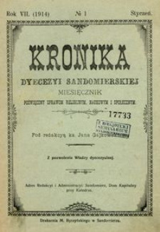 Kronika Diecezji Sandomierskiej 1914 r.