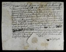 Akta sandomierskiej kapituły kolegiackiej dotyczące kanoników-kaznodziejów.