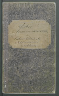 Liber anniversariorum in ecclesia cathedrali sandomiriensi absolutorum.