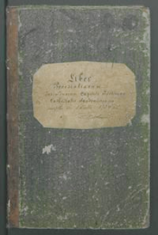 Liber praesentiarum individuorum capituli ecclesiae cathedralis sandomiriensis inceptus a die 1 julii 1854 anno.