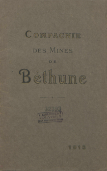 Compagnie des Mines de Béthune.