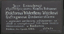 Uroczystość 150-lecia Diecezji Sandomierskiej w Radomiu.