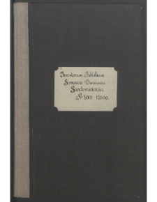 Wykaz pozycji katologowych dostępnych w Czytelni Biblioteki Diecezjalnej w Sandomierzu - numery inwentarzowe od 8 001 do 12 000