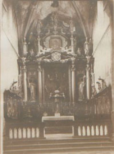 Koprzywnica. Ołtarz główny kościoła św. Floriana.