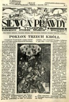 Siewca Prawdy, Rocznik VI, rok 1936