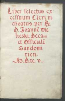 [Liber selectus excessuum cleri 1595]